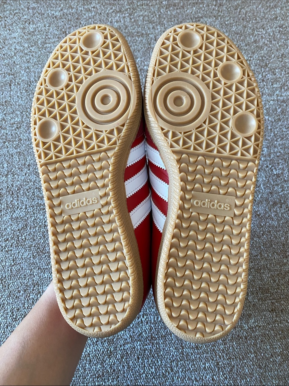 Brand New adidas Red Mary Jane Sneakers - Picture 2 of 3